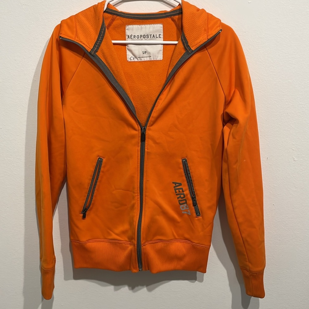 Orange Zipper Jacket - Picture 4 of 7